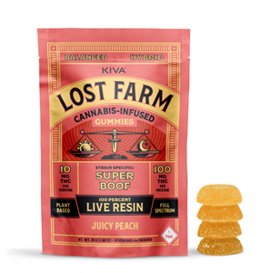 100mg Lost Farms Live Resin Juicy Peach