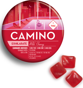 100mg THC, 100mg CBC, 100mg CBG Camino Wild Cherry