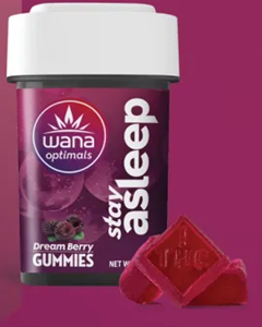 100mg Wana Edibles Stay Asleep Gummies