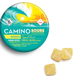 100mg THC, 50mg THCV Camino Sours Tropical Burst